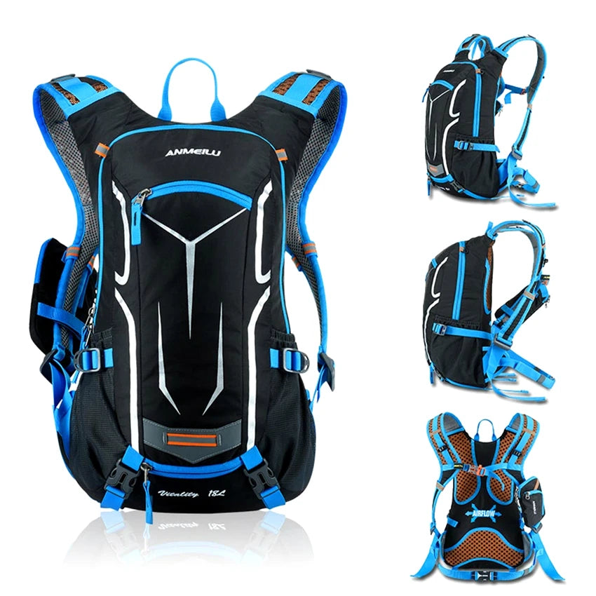 Bike Cycling Backpack Rucksack Bicycle Bag Breathable Riding Camping Running Hydration Vest Backpack Cross Bag Bike Accessories