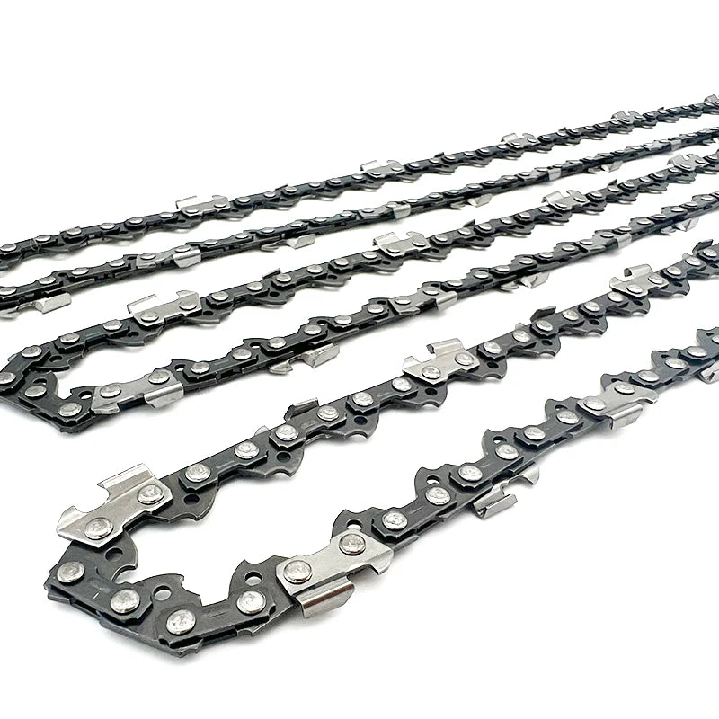 Chainsaw Blades 3 Pieces Saw Chains Semi Chisel for 3/8" Pitch 1.3mm Gauge 44 45 50 52 55 56 57 59 Drive Links Are Available