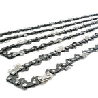 Chainsaw Blades 3 Pieces Saw Chains Semi Chisel for 3/8" Pitch 1.3mm Gauge 44 45 50 52 55 56 57 59 Drive Links Are Available