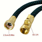 GOUN HOSE Flexible Expandable Garden Hose US 3/4 Metal Joints High PressureCar Wash Hose Expandable Garden Water Hose 25-150FT