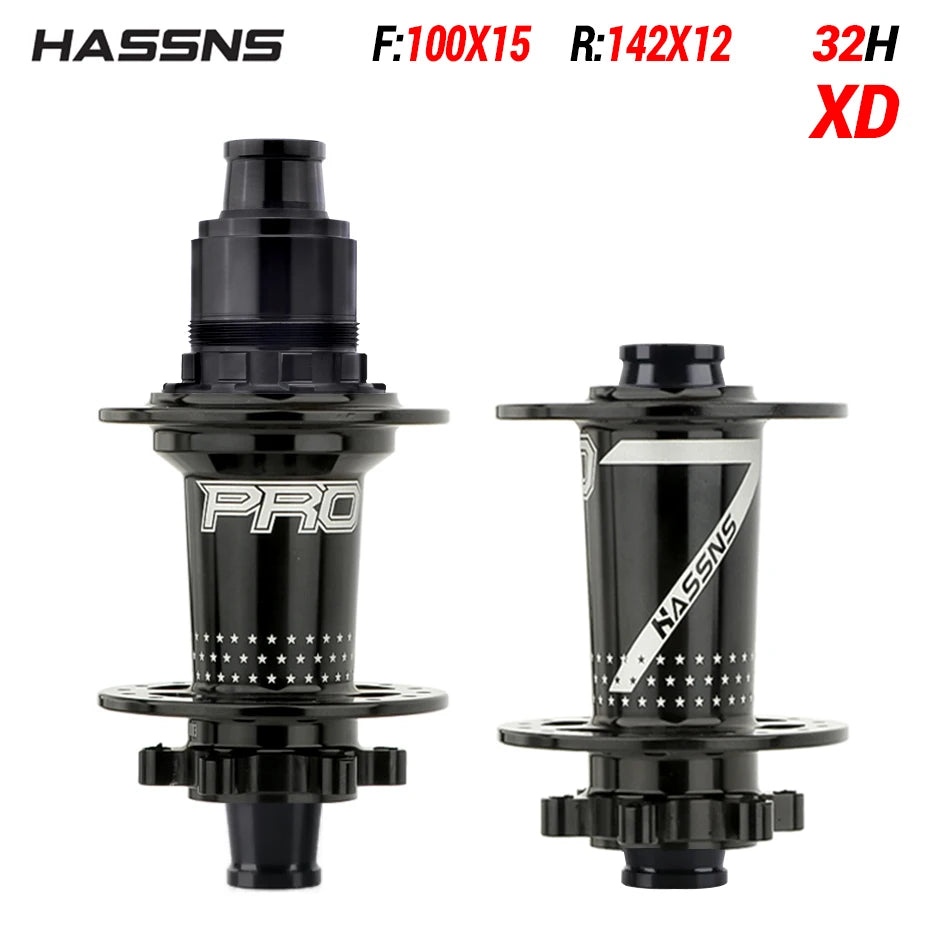HASSNS PRO7 HG/XD/MS  Bicycle Hub 24/32Holes J-Bend Spokes THRU Axle 12X142/148MM   Sealed Bearing for  Mountain Bike Freehub