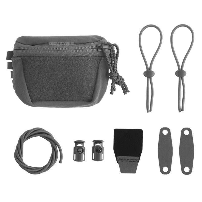 Tactical Helmet Pouch Night Vision Battery Box Storage Bag Rear Counterweight Pouch Helmet Mounted Tactical Lights Tools Pouch
