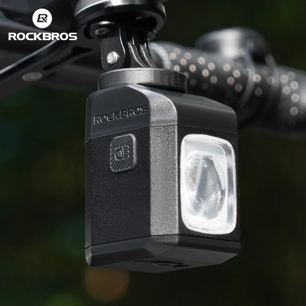 ROCKBROS Bike Light 1600LM Cut-off Line Bicycle Headlight With Remote Control Digital Display IPX6 Smart Cycling Headlamp