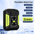 5000Mah Waist Fan Portable Hanging Neck Fan Wearable Shirt Fan With 3 Speed Personal Cool Clip Belt Fan For Outdoor Travel