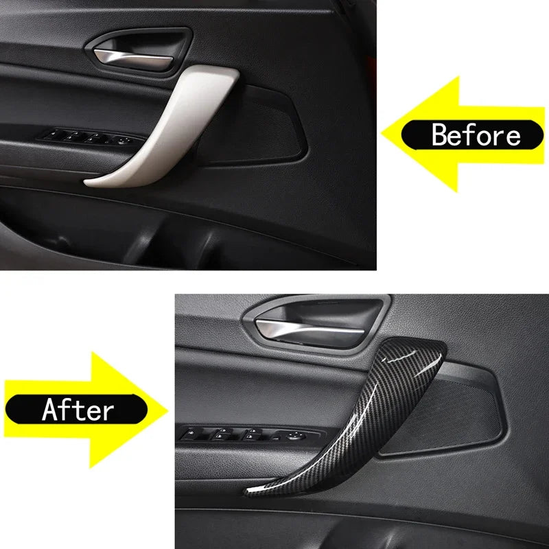 BMW 1/2 Series F20 F21 F22 F23 2012-2018 ABS Carbon Fiber Interior Trim Sticker Set