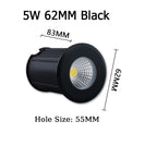 10PCS/lot IP67 Outdoor Lighting 1W3W5W for Garden Yard Step Stairs Floor Deck Recessed Inground Lamps LED Underground Spotlight
