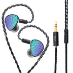 Celest Wyvern Black Remaster 10mm LCP 2.0 Diaphragm Custom Dynamic Driver in Ear Earphones with MIC Cable Headphones