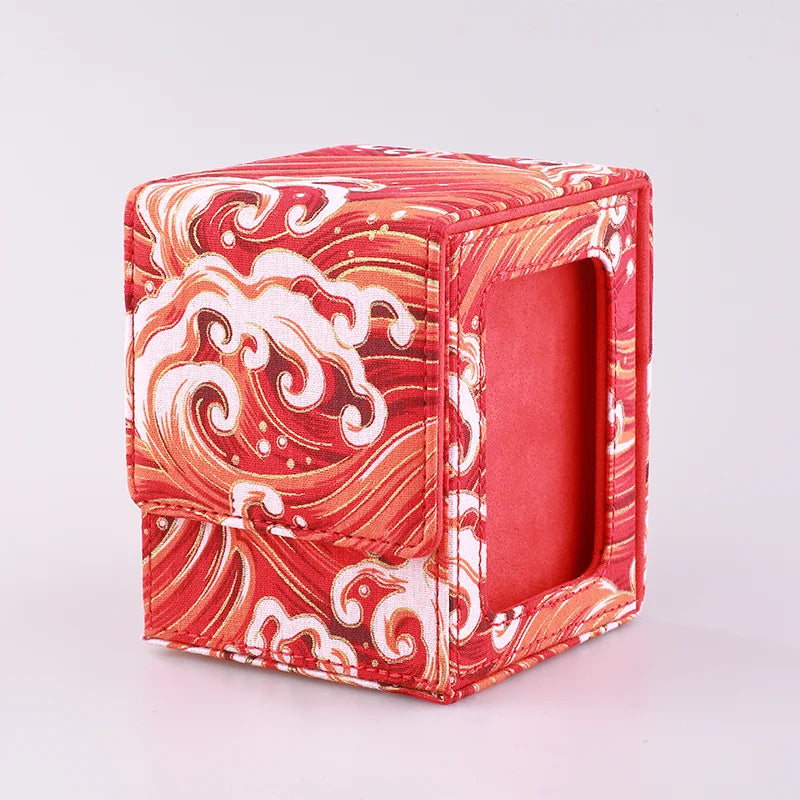 120+ Trading Card Deck Box With Display Window MTG PTCG TCG Board Games Collectible Card Cases YGO Magnetic Organiser Case Gift