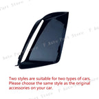 For Audi RS7 2009-2018 RS6 2011-2018 Car Front Bumper Fog Light Lamp Trim Molding Black Cover Frame Shell Cap Hood Lid