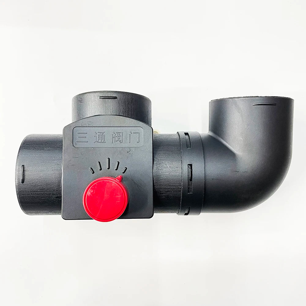75mm Valve Flap Adjustable Air Diesel Heater Vent Ducting T Branch Splitter+L Elbow Pipe Joiner Connector for Webasto Car Camper