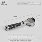 MUVNA Espresso Bottomless Portailfter Lucifer Series, Naked Portafilter with Basket Fits E61/Nuova/Delonghi/Breville Machines
