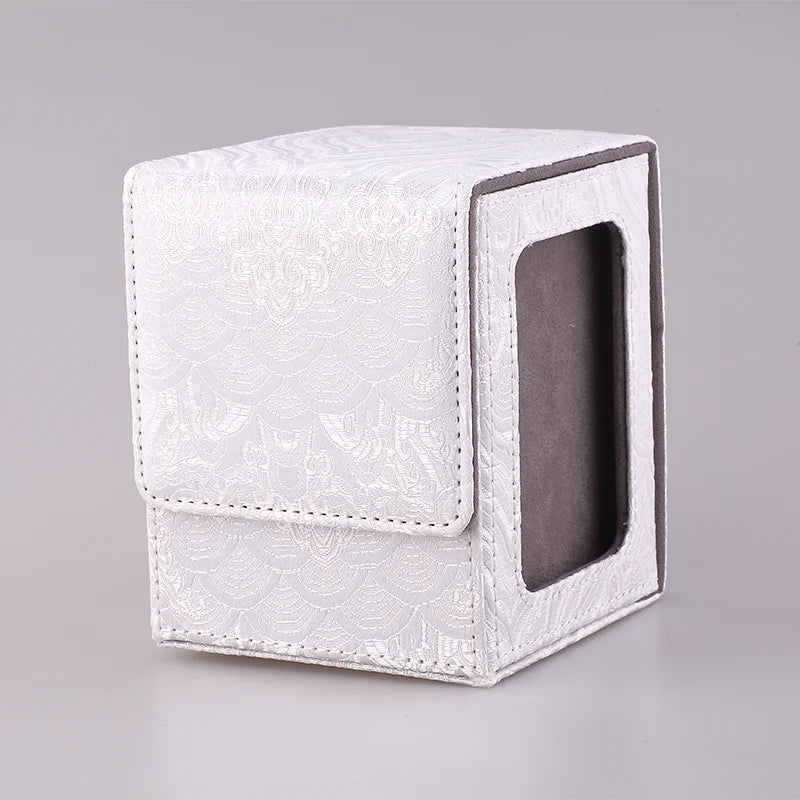 120+ Trading Card Deck Box With Display Window MTG PTCG TCG Board Games Collectible Card Cases YGO Magnetic Organiser Case Gift
