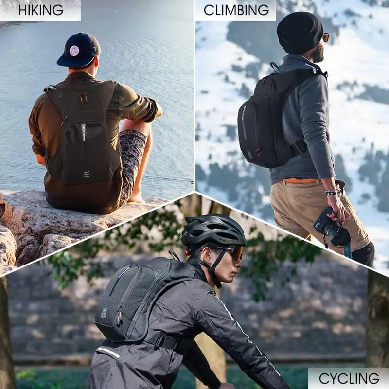 WEST BIKING 10L/20L Cycling Hydration Backpack Ergonomic Cross Harness Climbing Hiking Outdoor Sport Travel Reflective Backpack