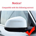 for BMW X3 G01 X4 G02 X5 G05 X7 G07 X6 G06 2018-2023 M style overlay Carbon Fiber Look Black Rearview Side Mirror cover Caps
