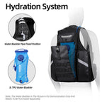 Rhinowalk Motorcycle Backpack Vest Universal Cycling Riding Outdoor Portable Traveling Sporting Pack With Helmet Net