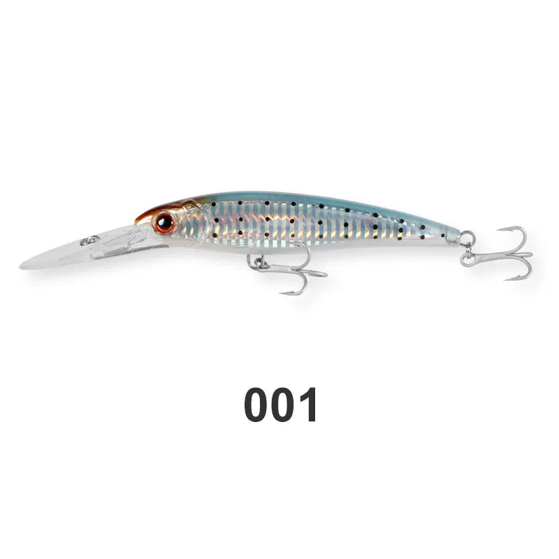 Noeby Trolling Minnow Fishing Lure 12cm 32g Floating 14cm 52g 16cm 73g Sinking Wobbler Artificial Bait Saltwater Fishing Lure