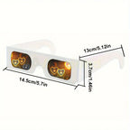 100pcs Paper Frame 3D heart-shaped Glasses Light Lamp Bubbles Diffraction love Glasses Used for Music Festival Raves Festivals