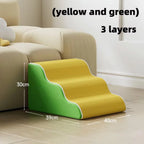 3/4/5 Step Dog Cat Ramp Ladder Pet Stair Memory Foam Sponge Dogs Sofa Removable Washable Training Pet Ramp Stairs Pet Supplies