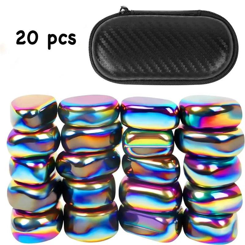 Chess Magnet Stones Polished Colorful Lodestone Multi-functional Magnetic Block Relieve Stress Entertainment Magnets Fridge