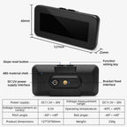 AD M50 HUD Slope Meter Digital Display Tilt Roll Pitch Angle Inclinometro Off Road GPS Smart Inclinometer  Auto Intelligent Volt
