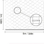 1set Different Sizes Transparent Cat Safety Net with Accessories for Balcony and Stairs - Prevents Pet Falls and Escapes