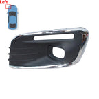 For Citroen Elysee C-Elysee 2017 2018 2019 High Configuration Front Bumper Fog Light Frame Cover Trims Grille Car Accessories