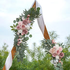 2pcs Wedding Decoration Flowers, Artificial Rose Wreaths,Suitable for Outdoor Decoration,Home Decoration,Wedding Arch Decoration