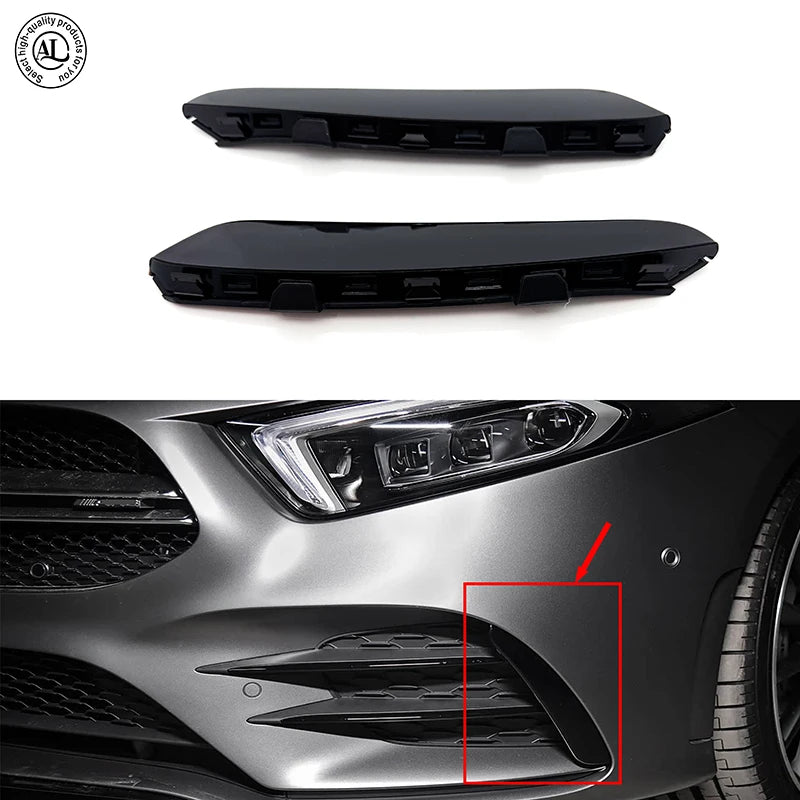 Pair Rear Flicks Bumper Spoilder Canards Splitters For Mercedes Benz W177 AMG Line Hatchback A180 A200 A220 A160 A250 A35 2019