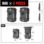 Rhinowalk Motorcycle Bumper Bag Waterproof 6L Universal Motorcycle Side Frame Bag with Internal Support Travel Luggage Tool Box