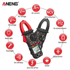 ST180 Digital Clamp Meter 4000 Count AC Current Multimeter Voltage Tester 1pc