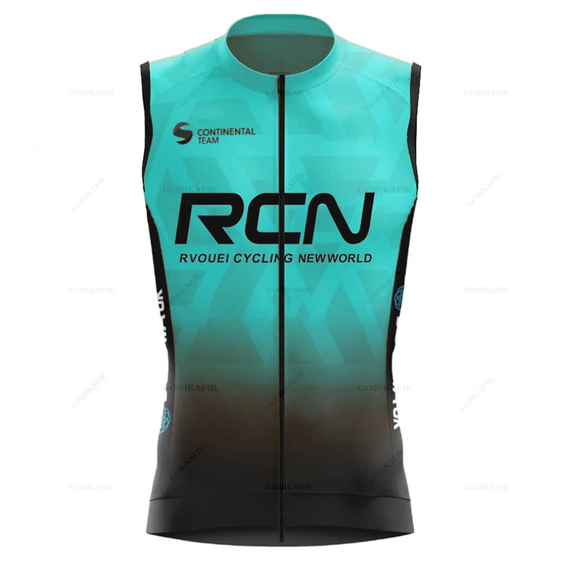 Rvouei Windproof Cycling Jersey Vest Sleeveless Lightweight Breathable, Sizes XS-5XL