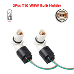 For Mini Cooper Paceman Clubman Side Turn Signal Light Car Bulb Holder T10 Socket Base Connector Wiring Accessories 2PC