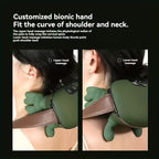 4D Bionic Finger Neck Shoulder Massager Wireless Neck Cervical Trapezius Kneading Massage Shawl Brushless Motor Neck masajeador