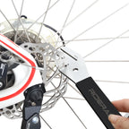Bike Disc Brake Rotor Truing Wrench Stainless Steel Alignment Tool, Black