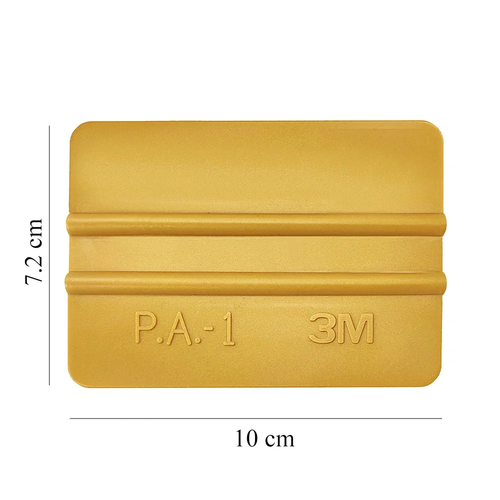 10Pcs Golden Carbon Fiber Film Squeegee Vinyl Packaging Scraper Car Window Coloring Wallpaper Signs Scraping Sticker Bubble Tool