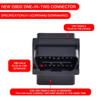 Car Obd One Minute Two Extension Cord One Minute Three Minute Wire Device Car Computer Male and Female 16 Needle 16 Core Adapter