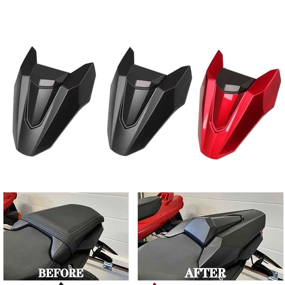 Motorcycle Rear Seat Cover Rear Tail Cover Fairing Cowl With Rubber Pad For Honda CBR650R CB650R 2019-2023 2022 2021 2020
