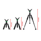 Hunting Shooting Tripod Stand with Adjustable V Yoke Head, Aluminum Portable Outdoor
