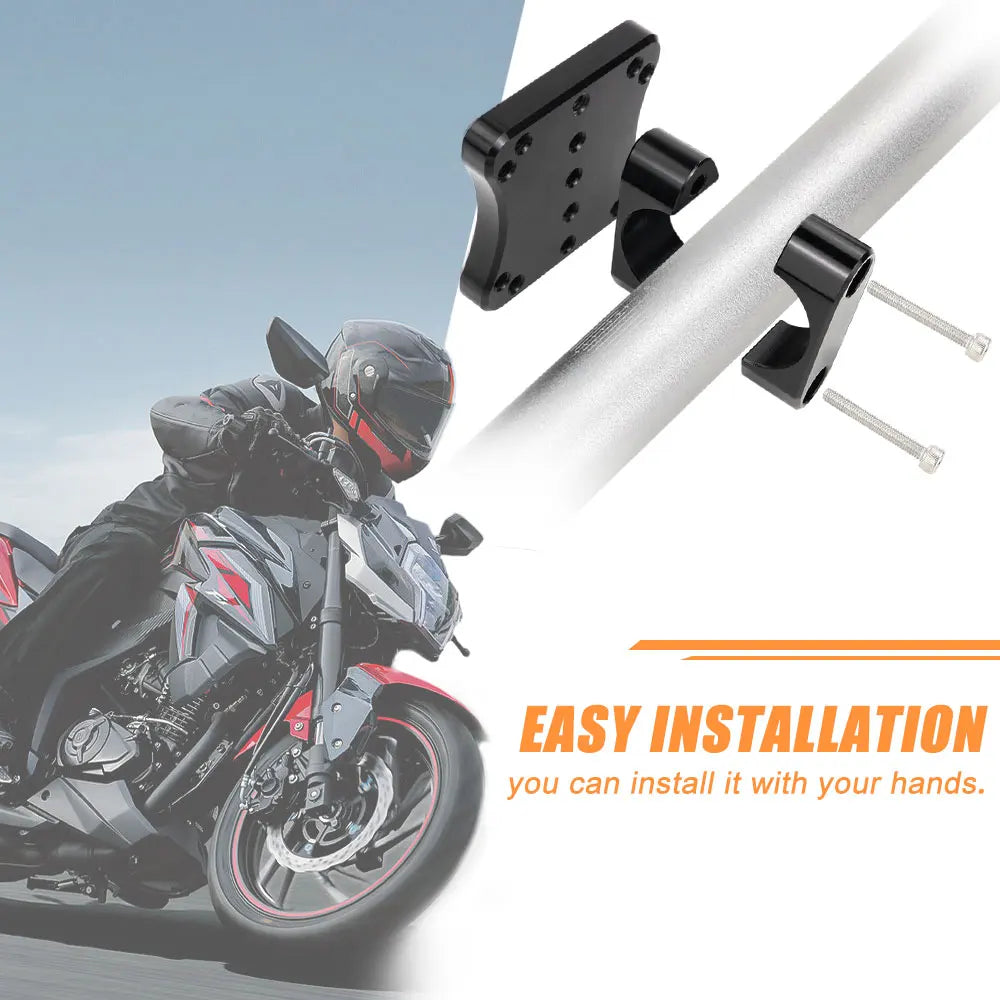 Motorcycle GPS R12 Mount 12mm Bar Clamp AMPS Bracket For Yamaha Tenere700 Super Tenere XTZ1200 T700 World Raid Aprilia Tuareg660