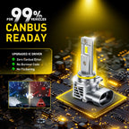 AUXITO 9005/HB3 LED headlight bulbs kit, 2pcs, 12V white, Canbus 70W 30000lm