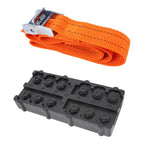 For Snow Mud Ice Tire Chain Straps 1 PCs Car Tire Traction Blocks Emergency Snow Mud Sand Durable PU Anti-Skid
