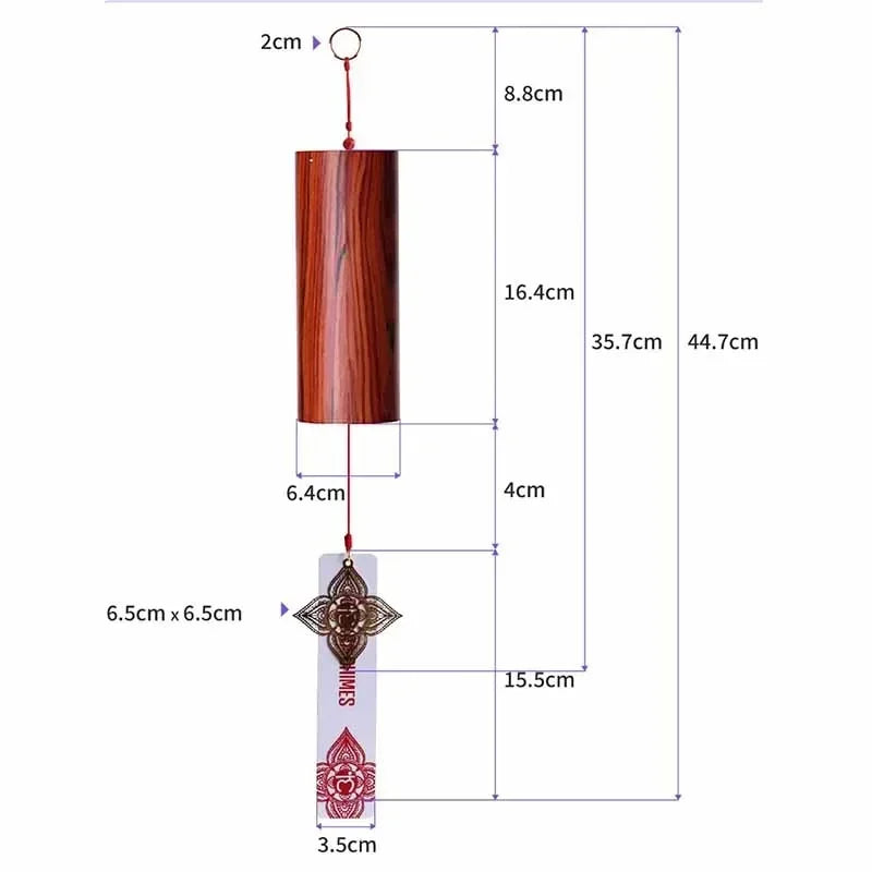 Seventh Chord Wind Chime Landscape Sound Bells Meditation Yoga Japanese Diatonic Bells Instruments Outdoor Chakra Hand Bell