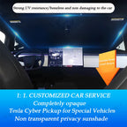 For Tesla Cybertruck 2026 23 Sun Shade Front Rear Side Window Sunshade Windshield Sun Visor Outdoor Camping interior Accessories