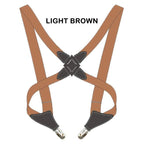 New Men's Suspenders Adjustable Braces X Back Shirt Clip Suspender Elastic Belt Trousers Braces Shoulder Strap For Men Women