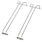 Stylish Hanging Wine Glass Rack for Bars and Homes Vintage-Inspired Hanging Wine Glass Rack for Home Bars