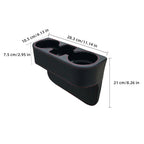 1PCS Car Seat Crevice Storage Box Seat Gap Slit Pocket Catcher Organizer Universal Car Seat Organizer Card Phone Key Holder
