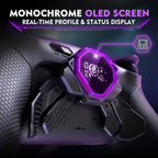 eXtremeRate SPARK PS5 DualSense Back Paddles Kit, 4 Remappable Buttons, Rubberized Black