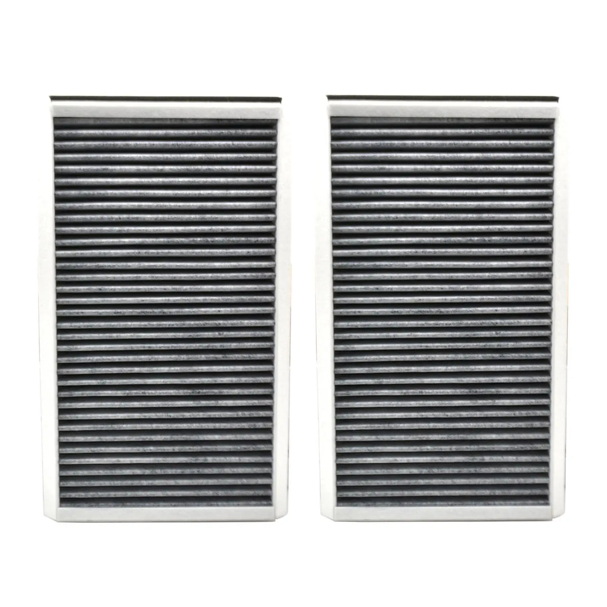 2x Car Pollen Cabin Filter Activated Carbon For BMW 5 6 Series Alpina B5 B6 E60 E61 E63 E64 2004 2005 2006 2007 2008 2009 2010