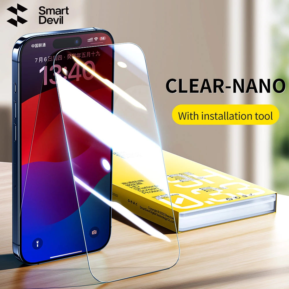 SmartDevil Tempered Glass Screen Protector HD Clear 2pcs/3pcs for iPhone 11-14