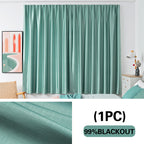 1 piece deluxe no-punch blackout curtains, high blackout portable paste design firm, suitable for bedroom living room kitchen